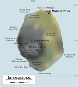 Amsterdam Eiland kaart