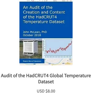 Audit by McLean of HadCRUT4 Temperature Dataset