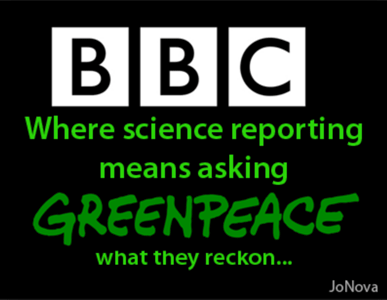 BBC ust asks Greenpeace