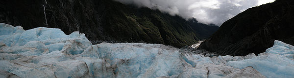 Franz josef gletsjer panorama