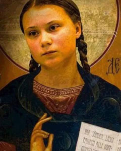 Greta Thunberg, icoon van de klimaat-religie 