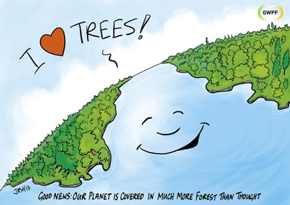 I Love Trees cartoon