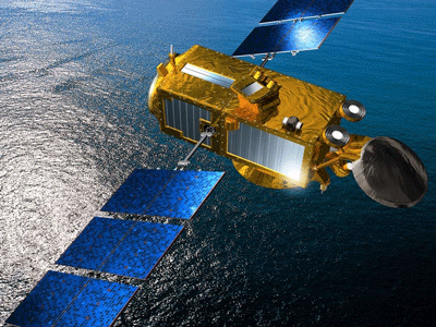 jason-3 satelliet voor zeespiegelmetingen