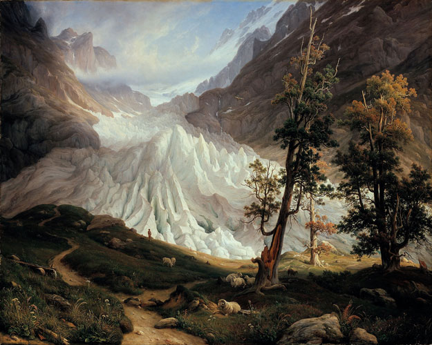 Thomas Fearnly: Lower Grindewald Glacier (Zw), 1938