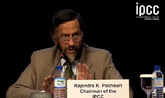 Pachauri, voormalig voorzitter van het IPCC