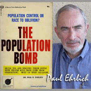 Paul Ehrlich, The population bomb