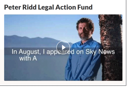 Peter Riss Legal Action Fund
