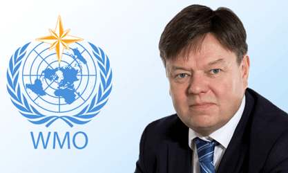 Petteri Taalas, secretaris generaal van de WMO-World Meteorological Organization