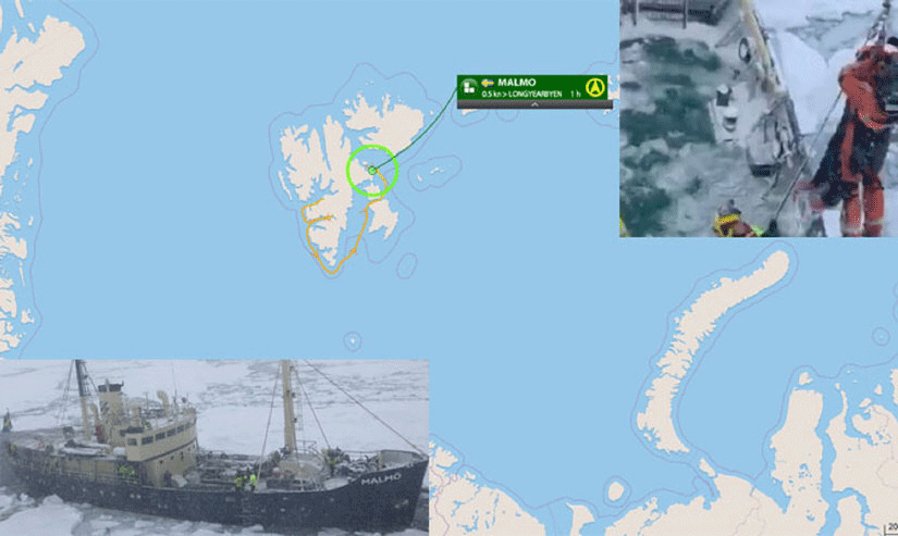 schip met klimaat-alarmisten zitten vast in het ijs: het weer zit soms tegen...