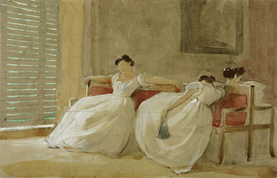 The Siesta by Philip Hermogenes Calderon 1833–1898