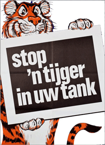 stop een tijger in je tank- Essoreclame