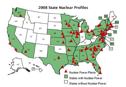 USA kerncentrales