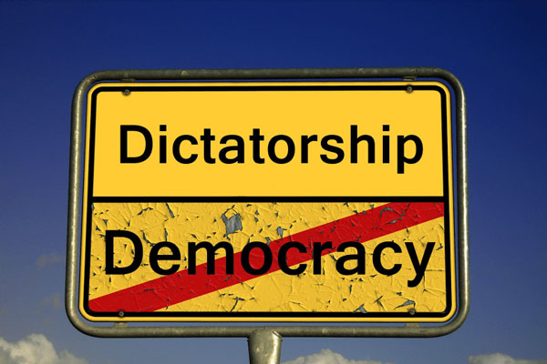dictatuur vs democratie