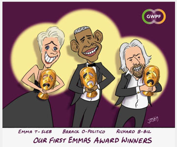 Emma award winnaars voor klimaat-huichelarei