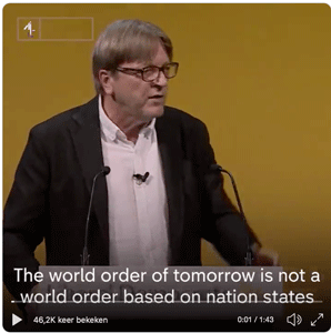 Guy Verhofstadt pleit voor een Europees Rijk