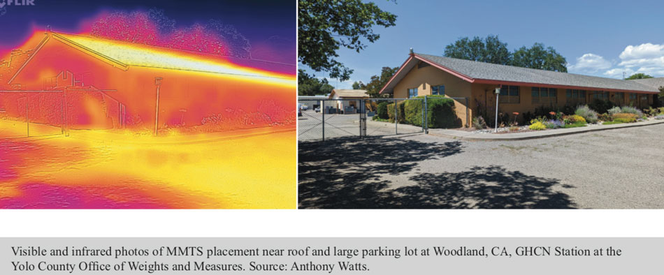 infrarood foto toont de hitte uitstraling van een huis en het plaveisel