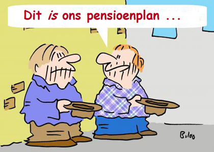 Dit is ons pensioenplan-cartoon