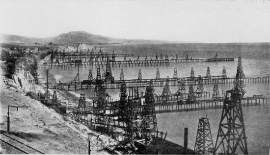 Summerland Oil fields, California, a centuray ago