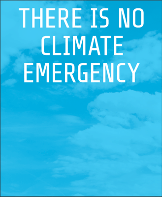 There is no climate emergency !