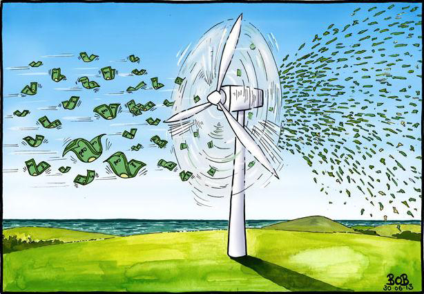 windmolens zijn geldversnipperaars