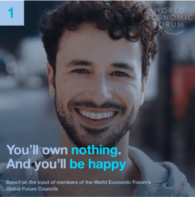 you will own nothing  and you will be happy